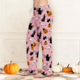 thumbnail image 1 of Pink Womens Jogger Pajamas Pants Spooky Season, Cozy, Fleece, Cute, Warm, Loose, Fall Pajama Pants, Sleepwear, Pjs Pants, High Waisted, Comfy, Winter Clothes S, 1 of 5