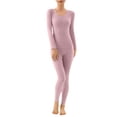 thumbnail image 1 of Pink Womens Loose Fit Pajama Set, Straight Leg L, 1 of 6