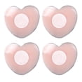 thumbnail image 1 of Pink Womens Silicone Pasties - Reusable Adhesive Silicone Nipple Covers - 2 Pairs, 1 of 5