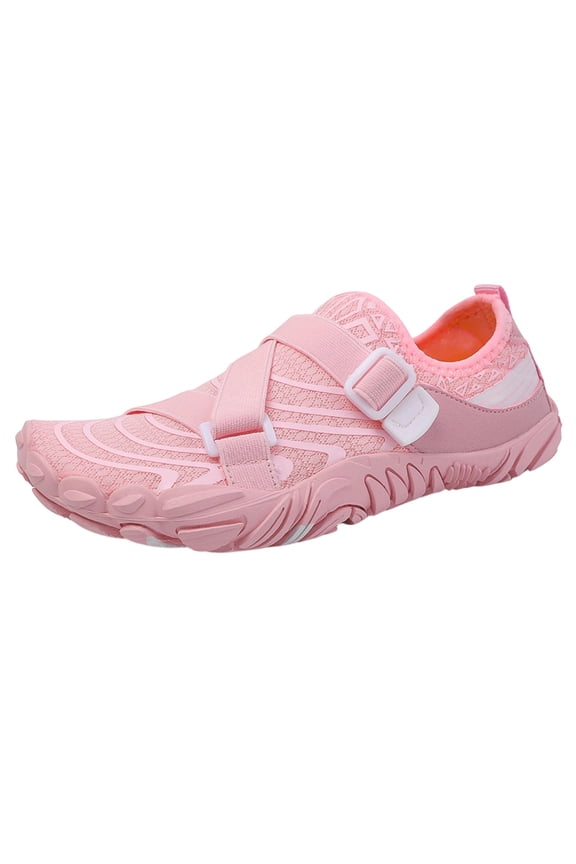 Pink Womens Water Shoes Aqua Shoes For Beach Swim Surf Yoga Quick Dry Breathable Outdoor Sports Shoes Size 39 Eu 24.5Cm 9.65In