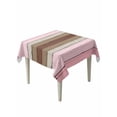 thumbnail image 1 of Pink Wood Grain Table Cloth, Brown Vintage Mottled Country Stripes Waterproof Tablecloth for Square Tables, Reusable Washable Fabric Table Cover for Restaurant Kitchen Dining Tables 54"x54", 1 of 6