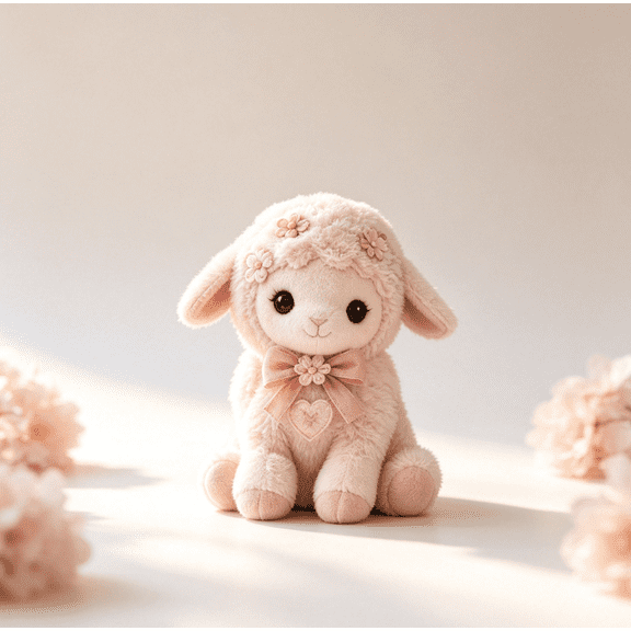 Pink Woodland Friends DIY Felt Patchwork Kit, Pastoral Wild Creatures Handicraft Activity, Manual Tailoring Bundle for Cute Ornament Shelf Decor, Quilting Crafting Creative Gift Projects