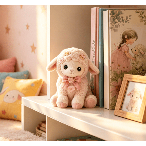 Pink Woodland Friends Diy Felt Patchwork Kit,3D Animal Sewing Set for Beginners,Cute Shelf Decor Handmade Craft