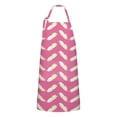 thumbnail image 1 of Pink and Yellow Feather Pattern Apron-Garden Aprons for Women with Pockets-Cotton Linen Waterproof Kitchen Cooking Gardening Aprons Adjustable for Kitchen,Cooking,BBQ and Salon 33x27 Inch, 1 of 7