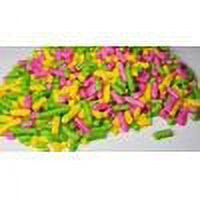 Pink, Yellow & Lime Green Jimmy Decorette Confetti Sprinkles, Cake, Cookie, Donut, Cakepop Toppings, 6 oz.