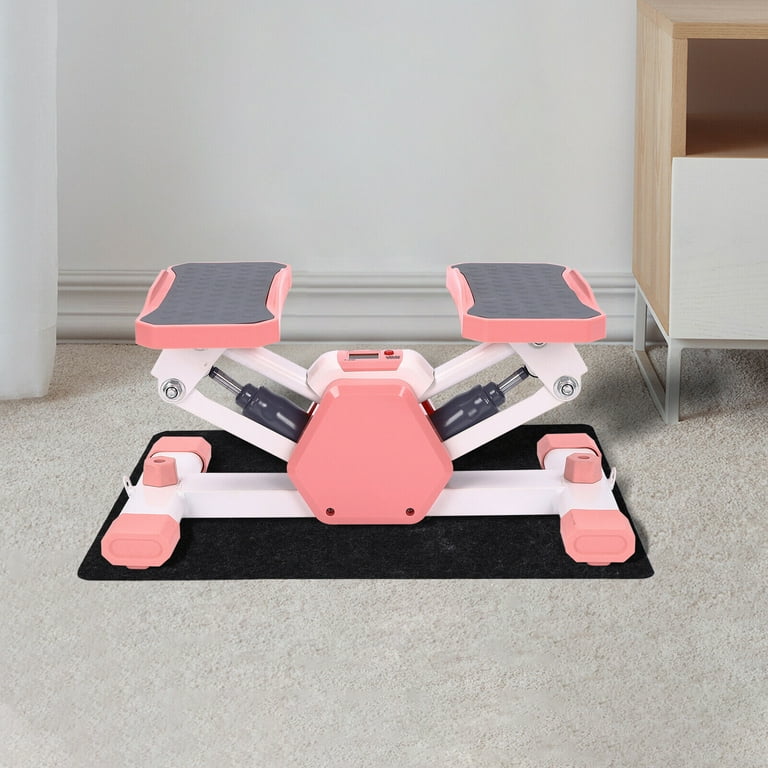 Pink/Yellow Mini Stepper Exercise Machine Stair Equipment with