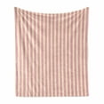 thumbnail image 1 of Pink and Yellow Soft Flannel Fleece Throw Blanket, Vertically Striped Pattern in Retro Style and Pastel Colors, Cozy Plush for Indoor and Outdoor Use, 70" x 90", Pale Yellow Pale Pink, by Ambesonne, 1 of 6