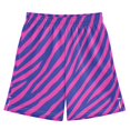 thumbnail image 1 of Pink Zebra Pattern Athletic Shorts Breathable with Comfort Fit Drawstring Casual Sweatshorts X-Small, 1 of 9