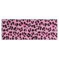 thumbnail image 1 of Pink and Black Of Leopard Print Kitchen Rug Mat,Kitchen Runner Rugs Non Skid Washable,Decorative Kitchen Floor Mats for Kitchen,Sink,Laundry,17"X47", 1 of 5