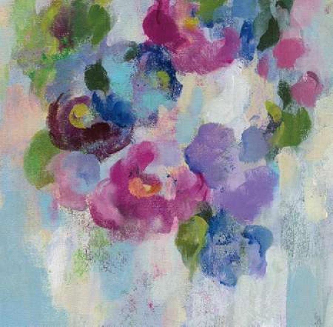 Pink and Blue II Canvas Art - Silvia Vassileva (24 x 24)