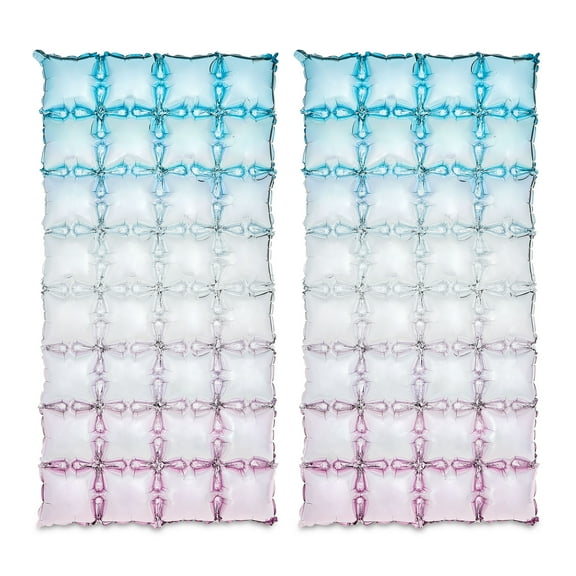 Blue/Pink Ombre Foil Air-Filled Balloon Backdrops, 27" x 55", 2 Count, by Way To Celebrate