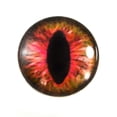 thumbnail image 1 of Pink and Brown Cat or Dragon Glass Eyes, 1 of 9