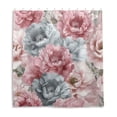 thumbnail image 1 of Pink and Gray Flower Shower Curtain Liner 66x72 Inch Waterproof Shower Curtains Decorative Bathroom with 12 Pack Hooks, 1 of 5