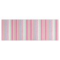 thumbnail image 1 of Pink and Green Striped Pattern Kitchen Rug Mat,Kitchen Runner Rugs Non Skid Washable,Decorative Kitchen Floor Mats for Kitchen,Sink,Laundry,17"X47", 1 of 5