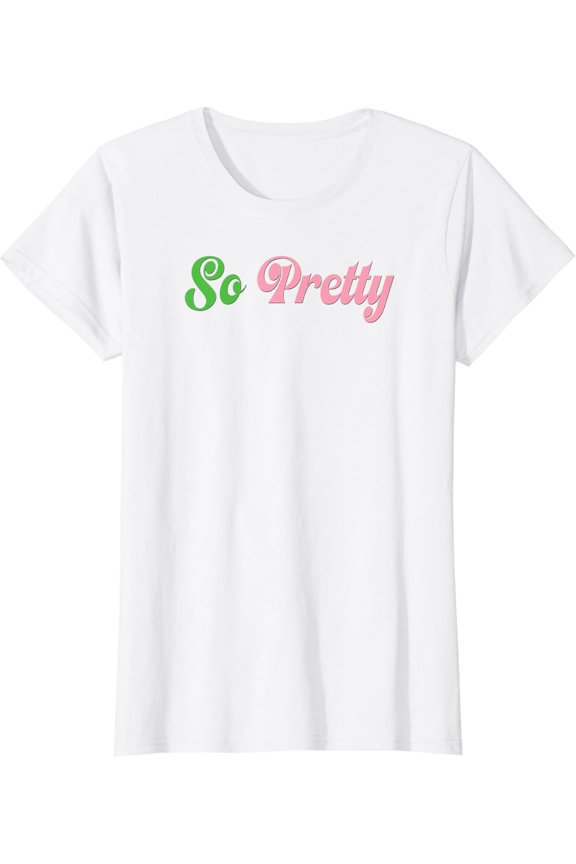 Pink and Green aka So Pretty T-Shirt