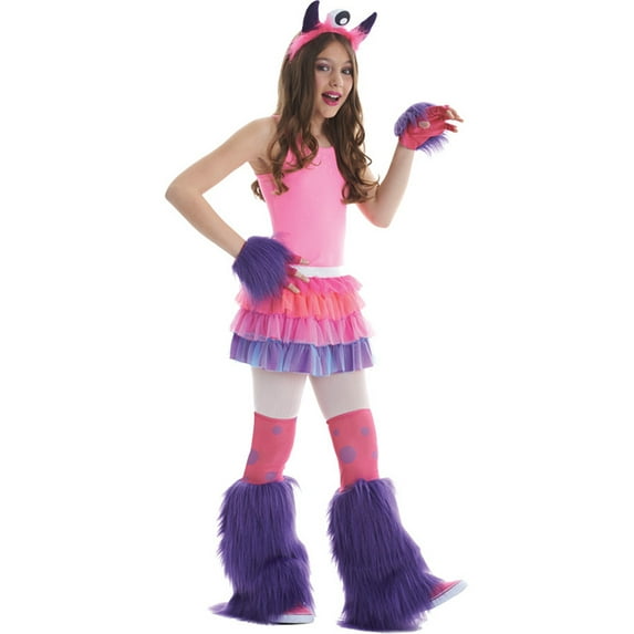 Pink and Purple 3-Piece Monster Kit Child Halloween Accessory