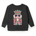 thumbnail image 1 of Pink and Teal Nutcracker Patchwork Print - Toddler Graphic Sweatshirt and Youth Graphic Sweatshirt, 1 of 19