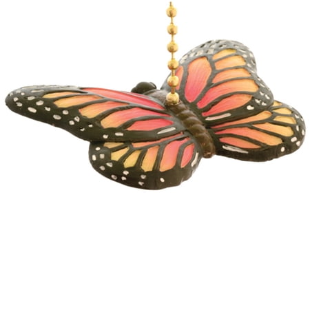 Pink and Yellow Butterfly Fan Pull