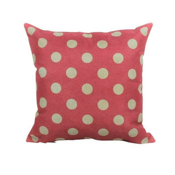 Pink and white Polka Dots | Pillow Cover | Solid Accent Pillows | Polka Dot Pillow | High End Throw Pillows | Pink Throw Pillows | Color