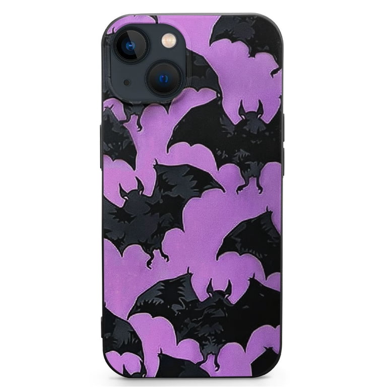 Pink cool bat phone case, creative and fashionable Halloween printed  shock-absorbing ultra-thin PC plastic phone case suitable for teenagers,  girls, women, and men - Walmart.com