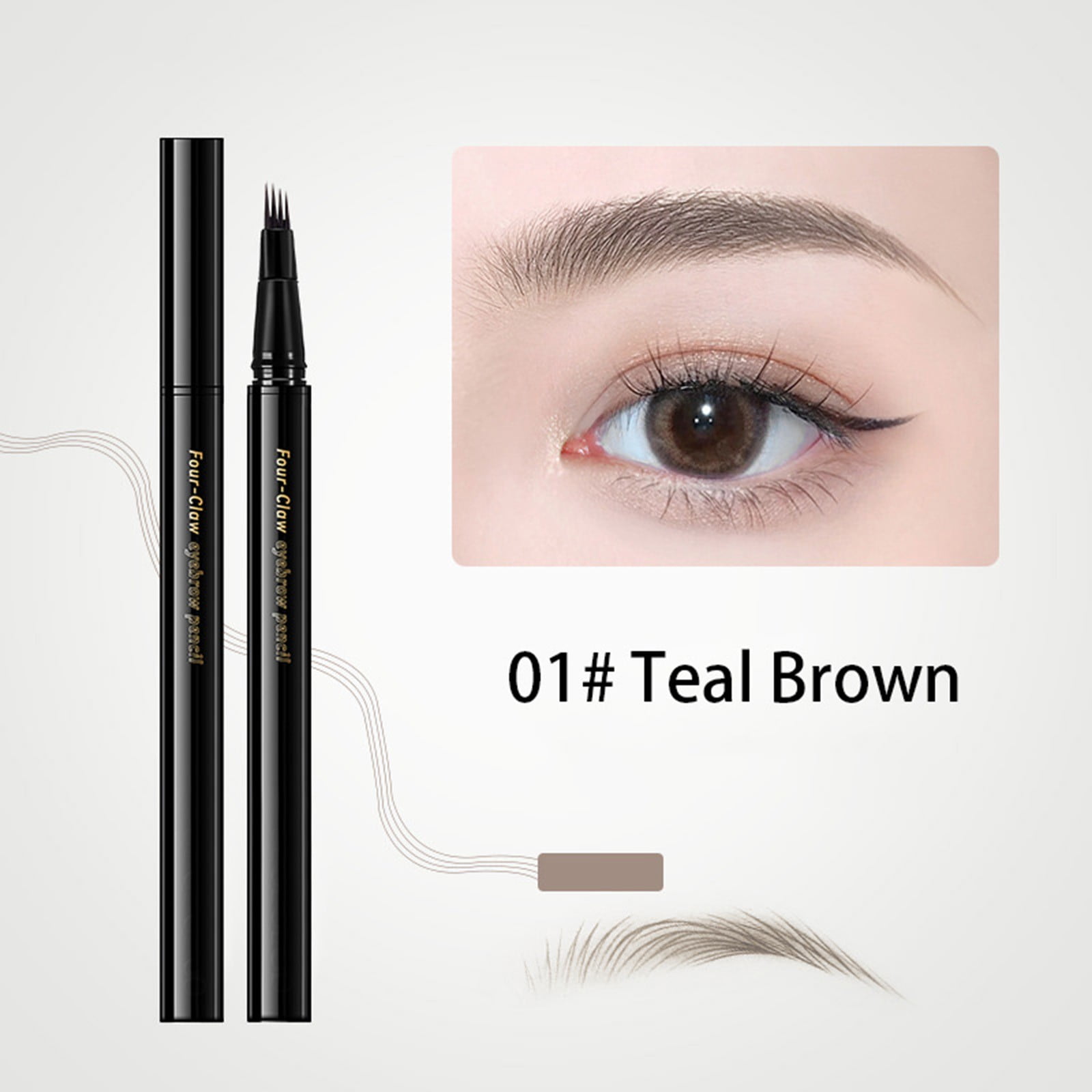 Eyebrows for Men Brow Wax Sticks round Glow Makeup Eyebrow Remover Pencil 3d Eyebrow Pen Eyelash Eyebrow Growth Makeup Gadgets 4 Points Eyebrow Pen Dark And Jillian Eye Brow Makeup Forever Artist
