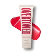 oVertone Daily Color Depositing Conditioner 4.5oz Temporary Hair Dye Conditioner with Shea Butter, Moisturizing Vegan & Cruelty-Free, For All Hair Types & Color-Treated Hair, Raspberry Pink