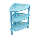 thumbnail image 1 of Pink green blue plastic kitchen bathroom shelf storage racks holder DIY, 1 of 1