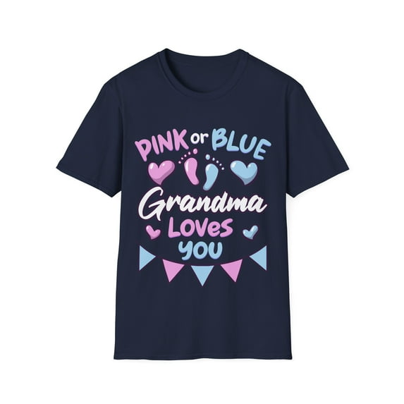 Pink or Blue Grandma Granny Nana loves you Gender reveal