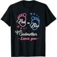 thumbnail image 1 of Pink or Blue your Godmother loves you Gender reveal t-shirt. T-Shirt, 1 of 4