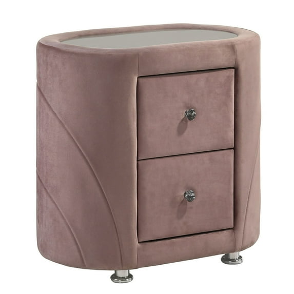 Pink oval | Two - drawer functionality | Bedroom use case
