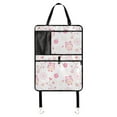 thumbnail image 1 of Pink owls floral seamless pattern 164 Pack Kick Mat Back Seat Protector With Storage Pockets, Universal Car Seat Back Organizer For Pets, Waterproof Backseat Protector For Most Car, 1 of 5