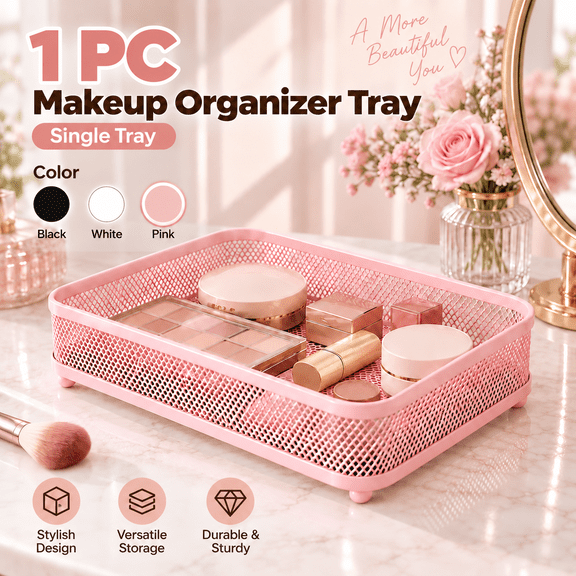 Pink single-layer tray