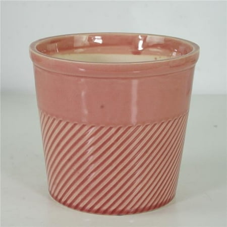 Pink with Stripes Planter