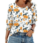 トップス flower print sheer shirt / yellow / S トップス flower print sheer shirt / yellow / S Floral Semi