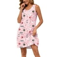 thumbnail image 1 of PinkBeautiM Sleeveless Nightgowns for Women Plus Size Tank Cotton Sleepwear, 1 of 6