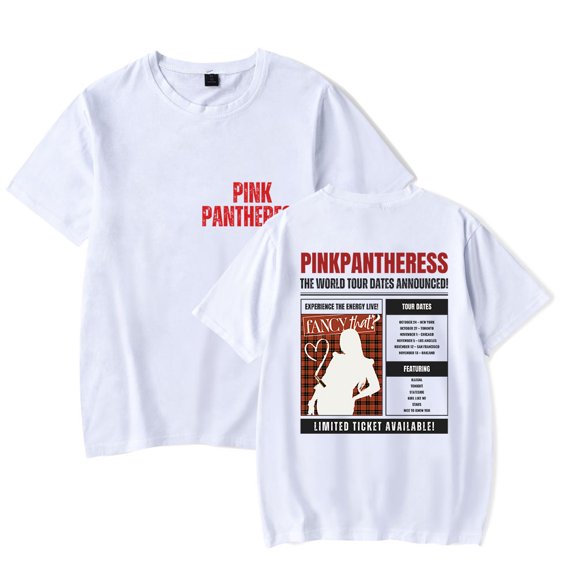 PinkPantheress Album Fancy That Tour T-Shirt Men/Women Streetwear T-Shirt Shirt Short Sleeve