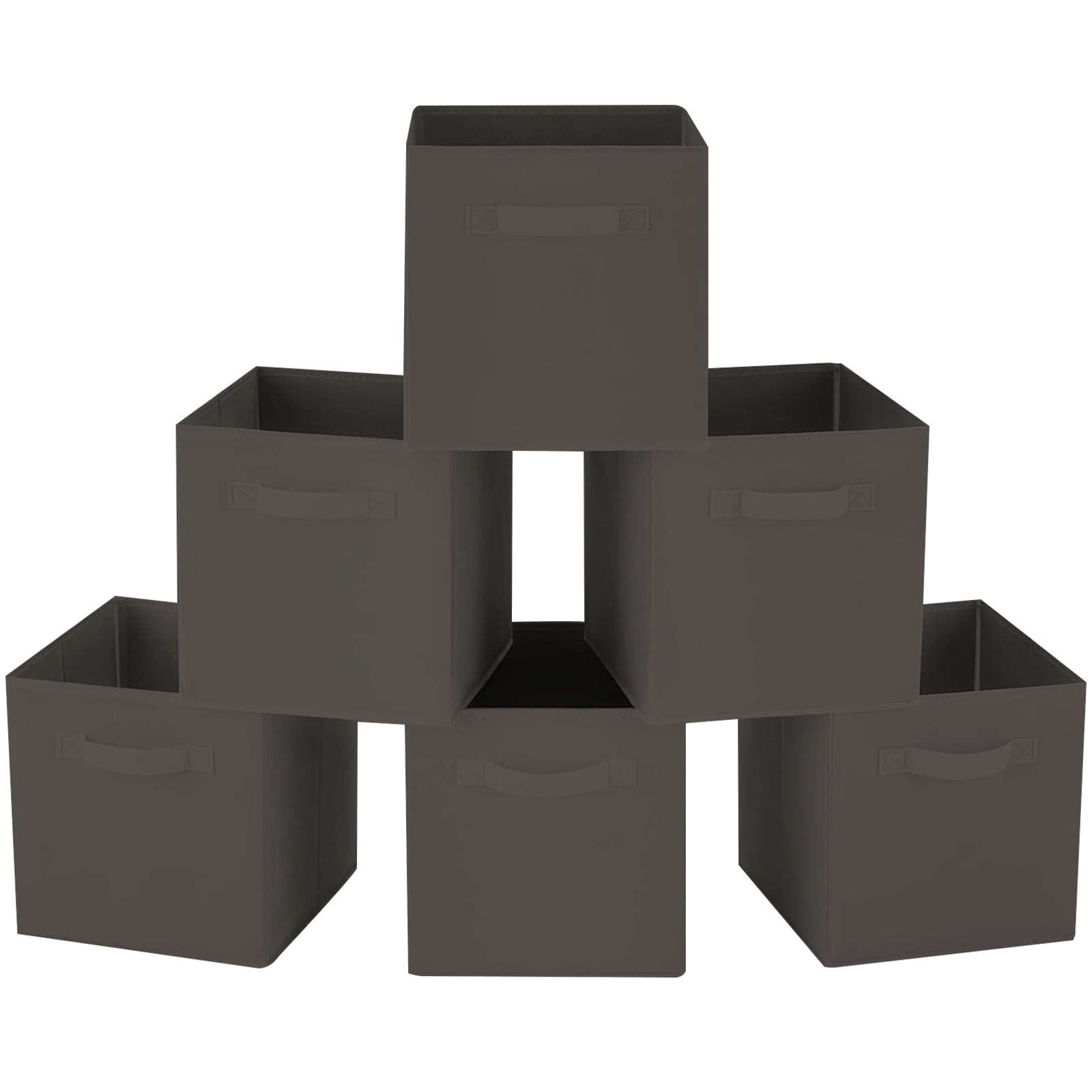 PinkSheep 11" Collapsible Cube Storage Bins, Fabric Storage Cubes