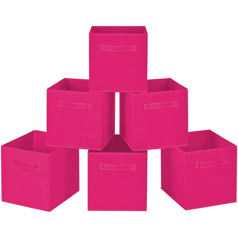 https://i5.walmartimages.com/seo/PinkSheep-11-Collapsible-Cube-Storage-Bins-Fabric-Storage-Cubes-Organizer-Bins-Hot-Pink-6-Pack_1d7e1394-3973-4ed9-8862-a4c5c5b18021.0c04e0575d8666336849f8d5464d5550.jpeg?odnHeight=768&odnWidth=768&odnBg=FFFFFF