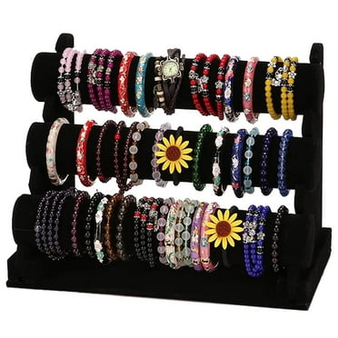 PinkSheep 3 Tier Jewelry Organizer Stand Bangle Bracelet Necklace Storage Holder Stand for Display