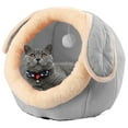 thumbnail image 1 of PinkSheep Cat Bed Cave Cat House Bed Pet Bed with Cushion for Small Medium Indoor Cats Dogs Gray, 1 of 10