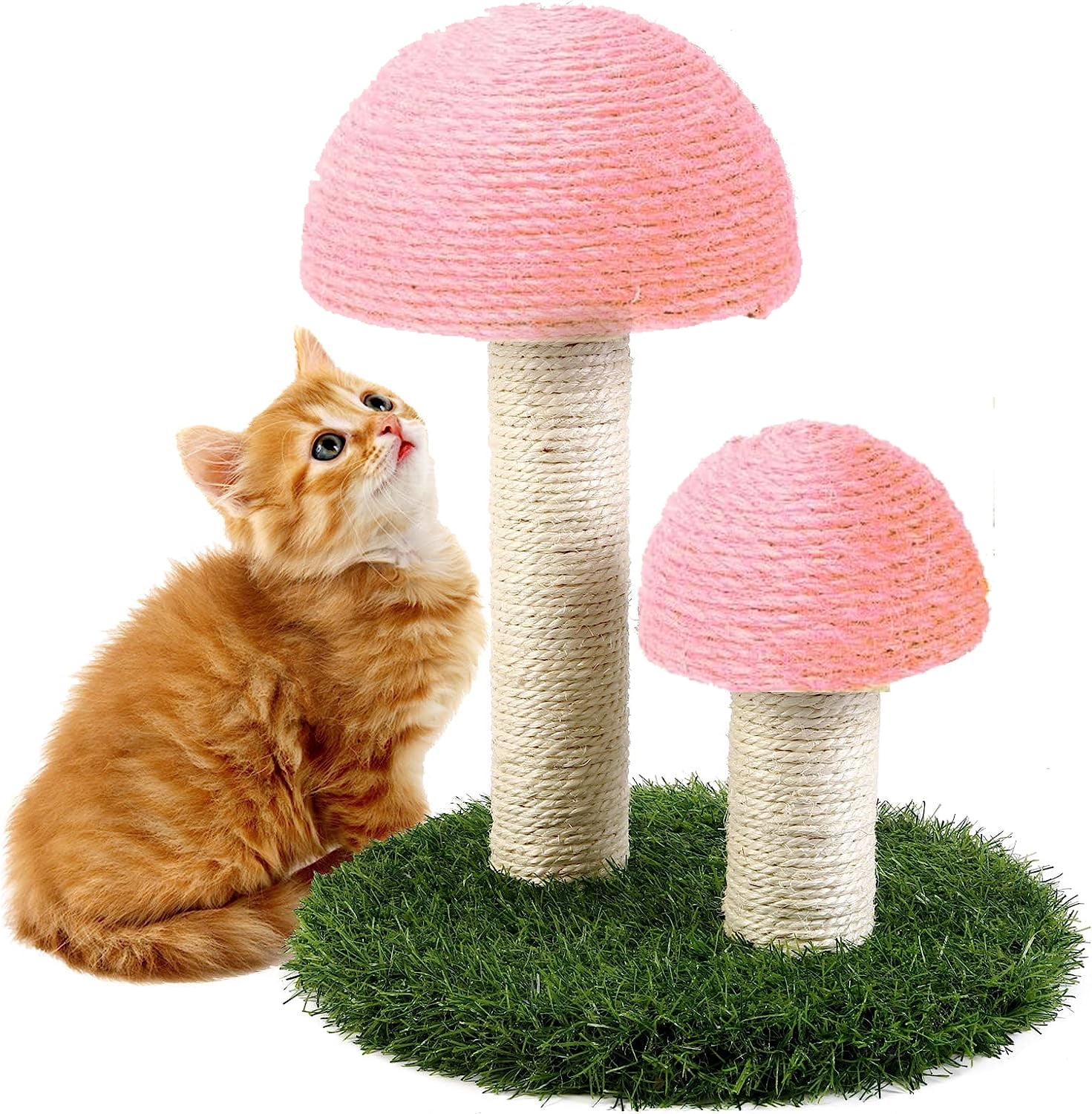 https://i5.walmartimages.com/seo/PinkSheep-Cat-Scratching-Post-17-Mushroom-Cat-Tree-Scratcher-Poles-Sisal-Cat-Interactive-Toy-Pink_3a9e29a7-6792-4495-b334-596bfdec7bf9.4c328cf2cec24323a6500a88188615e8.jpeg
