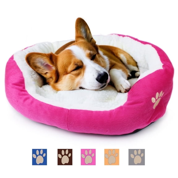 PinkSheep Dog Beds for Small Dogs Puppy Bed Pet Cats Bed with Removable Cushion for Indoor Cats Dogs