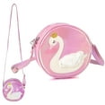 thumbnail image 1 of PinkSheep Swan Mini Purse Polyester Shoulder Bag Crossbody Handbags for Women Dress up, 1 of 8