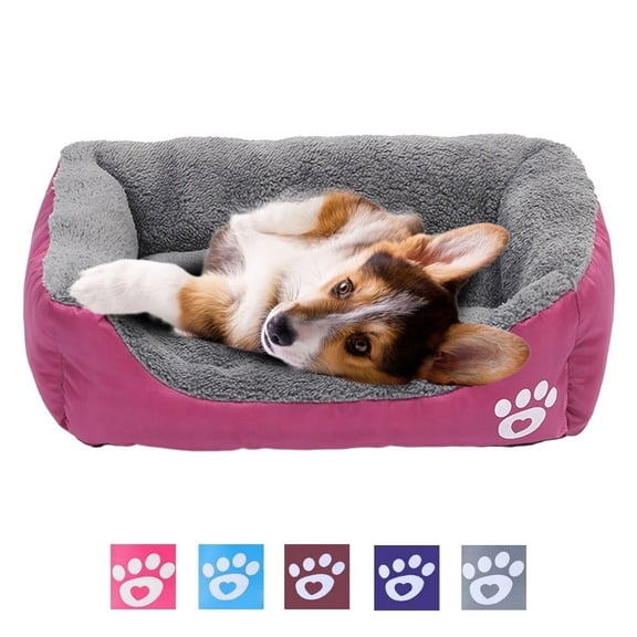 PinkSheep Dog Bed Washable Pet Cat Beds for Small Puppy Medium Dogs Cats, Hotpink