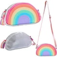 thumbnail image 1 of PinkSheep Rainbow Girls Mini Purse Crossbody Shoulder Bag Handbags for Kids Women Dress up, 1 of 7