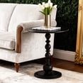thumbnail image 1 of PinkSheep Small Round Side Table, Coffee End Table Drink Table Sofa Table Tray Table for Living Room Bedroom, Black, 1 of 9