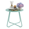 thumbnail image 1 of PinkSheep Round End Table, Small Side Table for Outdoor Indoor Patio Lving Rooom Bedroom, Green, 1 of 7