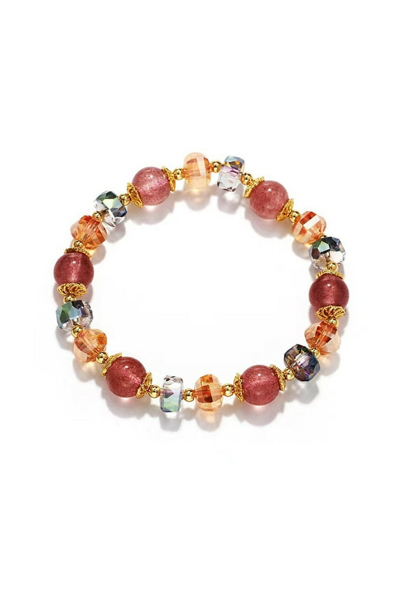 Clearance Under $5 Pinkcrystal Bracelet,Rose Quartz Bracelet,Rose Quartz,Jade Bracelet,Rose Quartz Bracelets For Women,Rose Quartz Bracelet,Natural Pinkcrystal Bracelet(Pinkcrystal