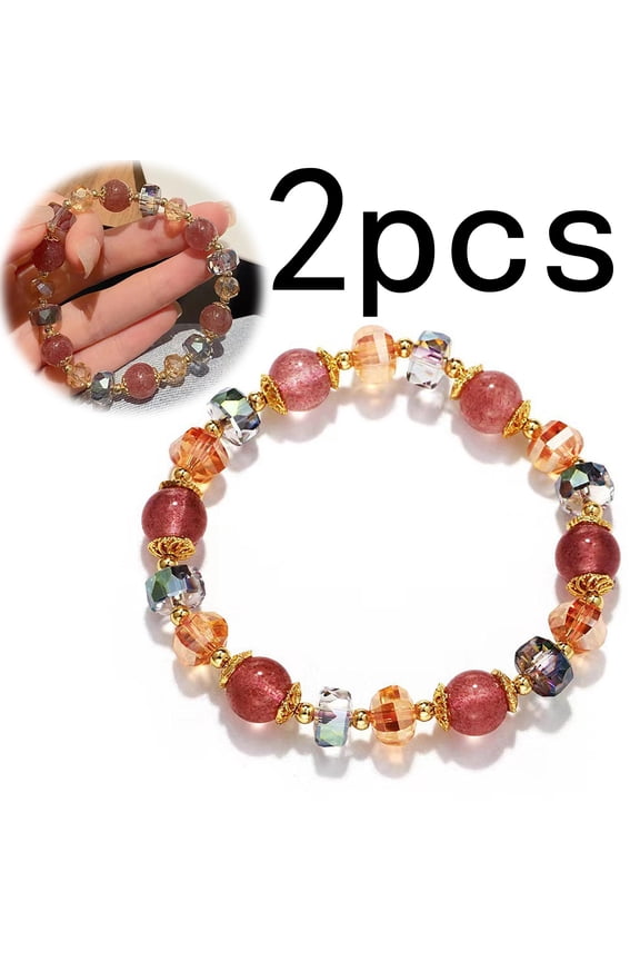 Bracelet,Rose Quartz Bracelet,Rose Quartz,Jade Bracelet,Rose Quartz Bracelets For Women,Rose Quartz Bracelet,Natural Pinkcrystal Bracelet Women's(2pcs 3.15in/8cm)from Biweutydys