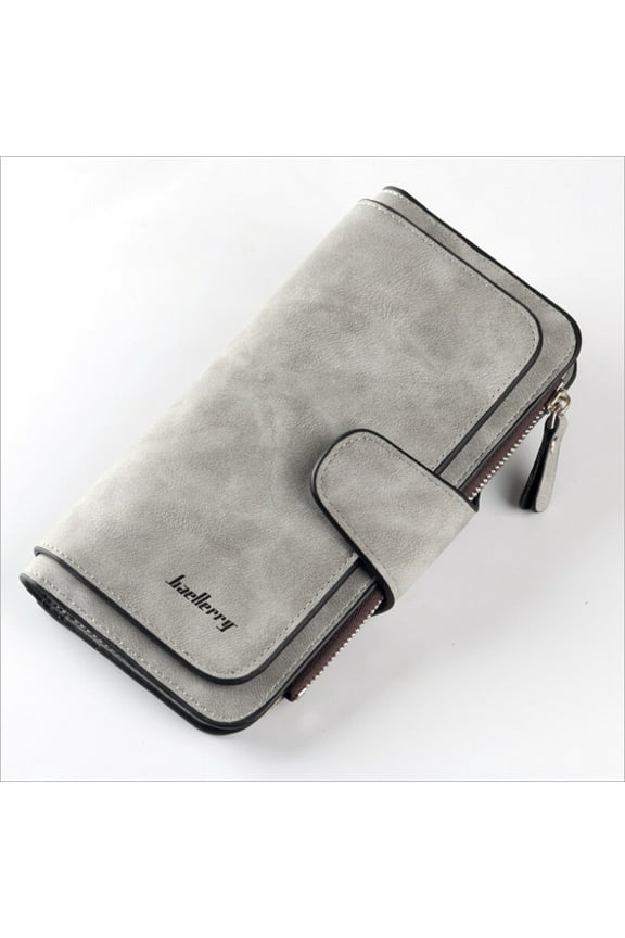 Women's Design Lady Fashion Casual Trifold Wallet, Gray